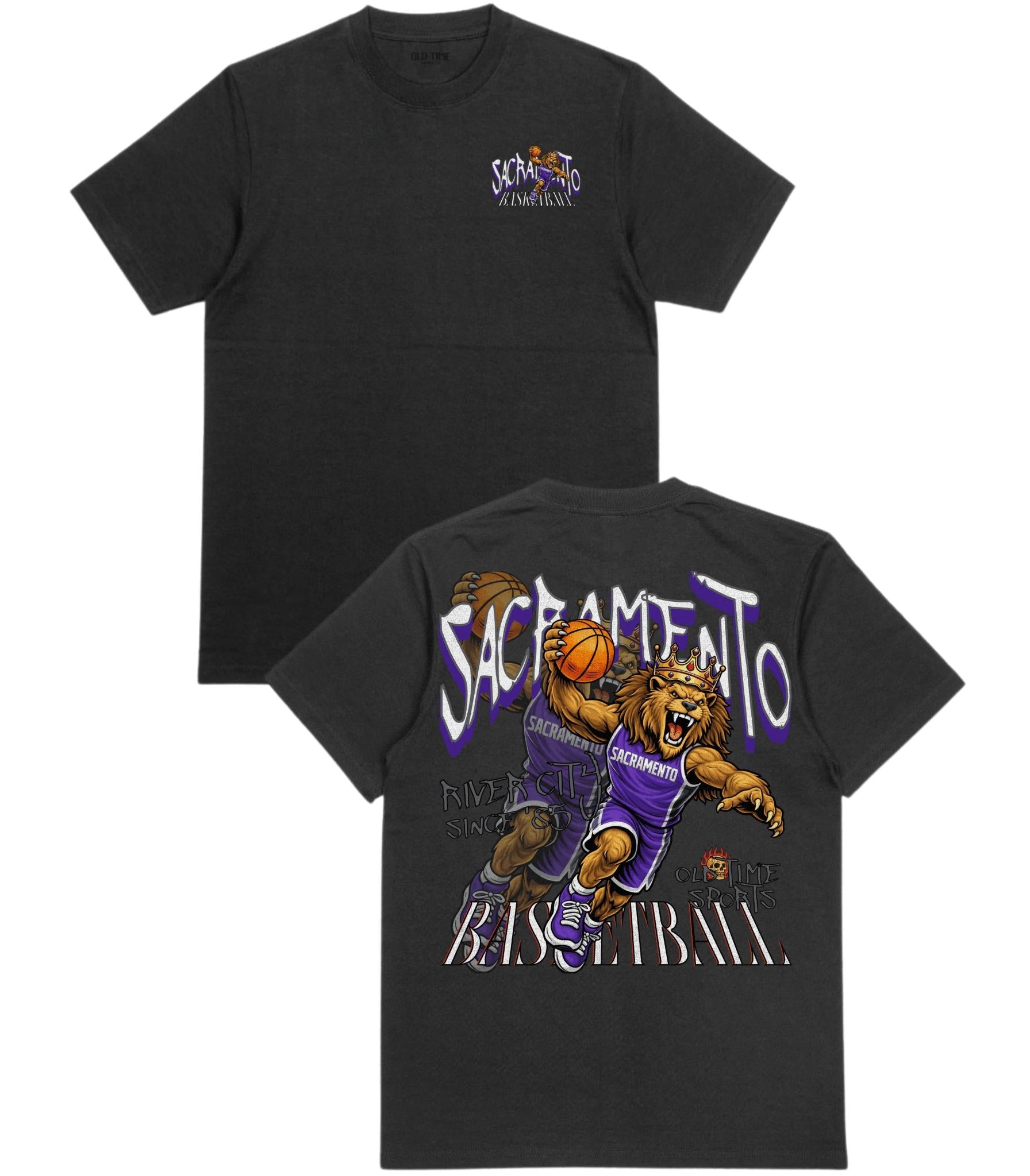 Sacramento Dunkman T-Shirt - Old Time Sports