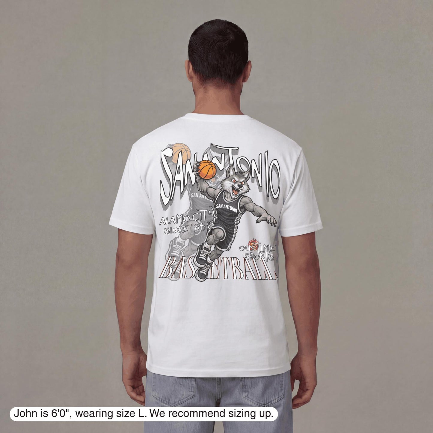 San Antonio Dunkman T-Shirt - Old Time Sports