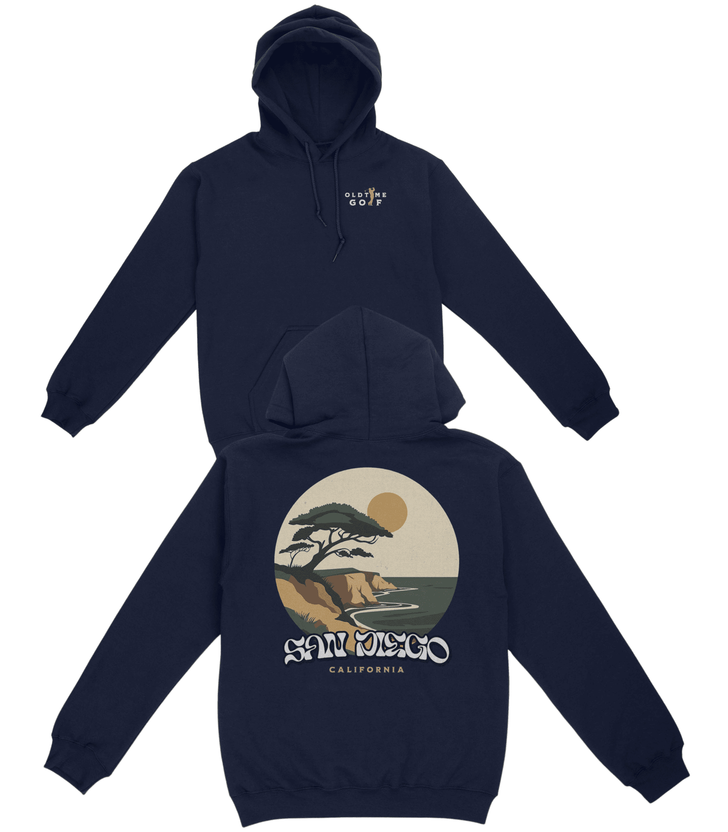 San Diego, CA Golf Basic Hoodie - Old Time Sports