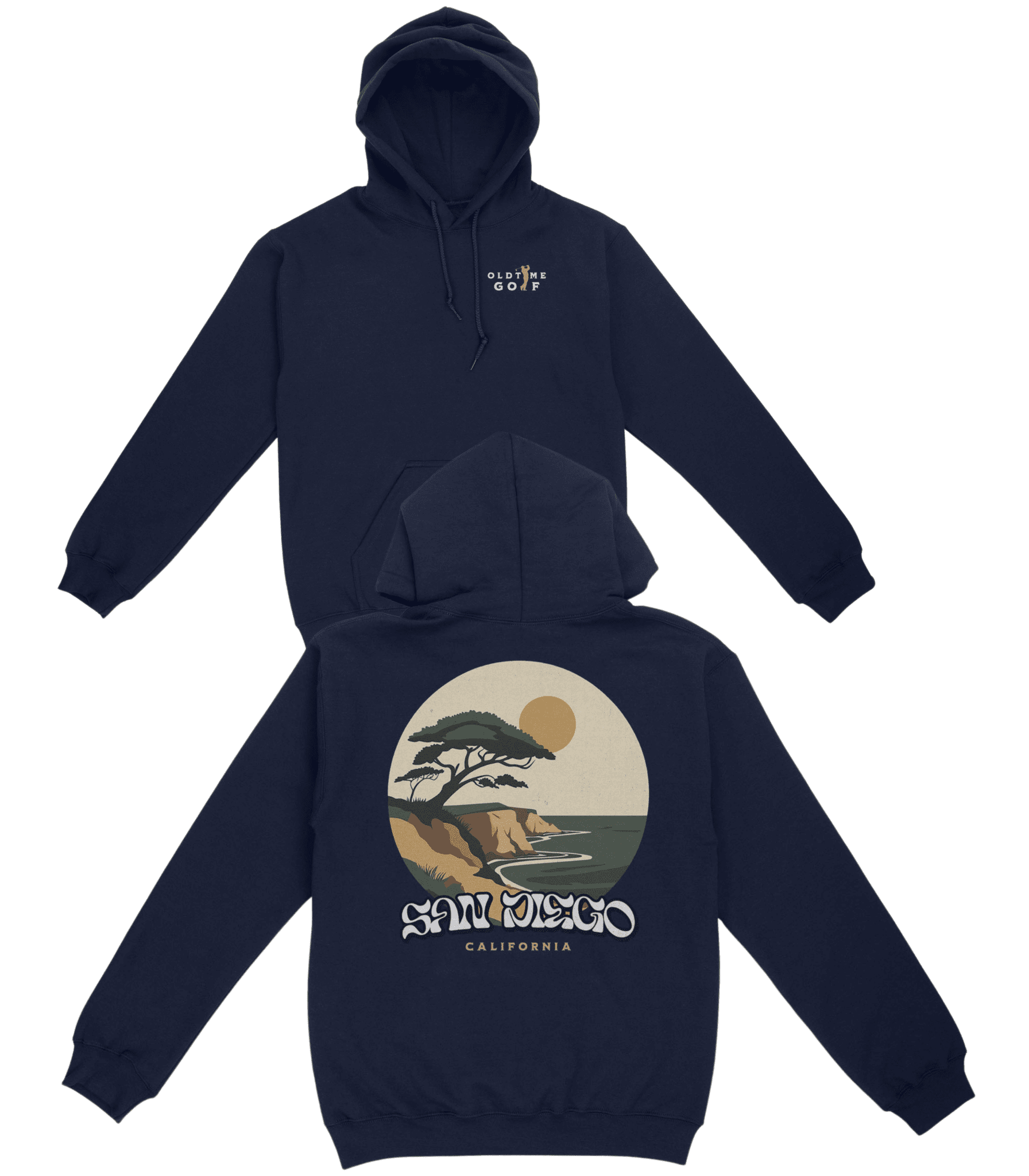 San Diego, CA Golf Basic Hoodie - Old Time Sports