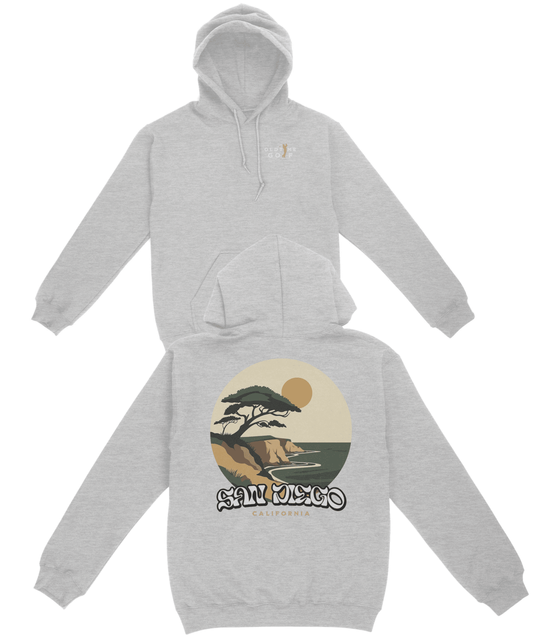 San Diego, CA Golf Basic Hoodie - Old Time Sports