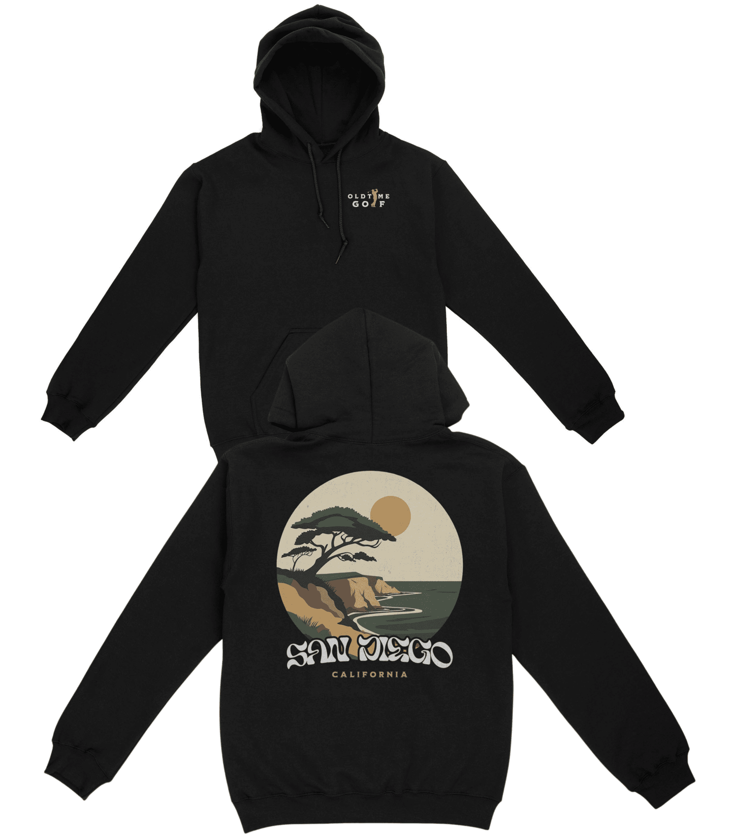 San Diego, CA Golf Basic Hoodie - Old Time Sports