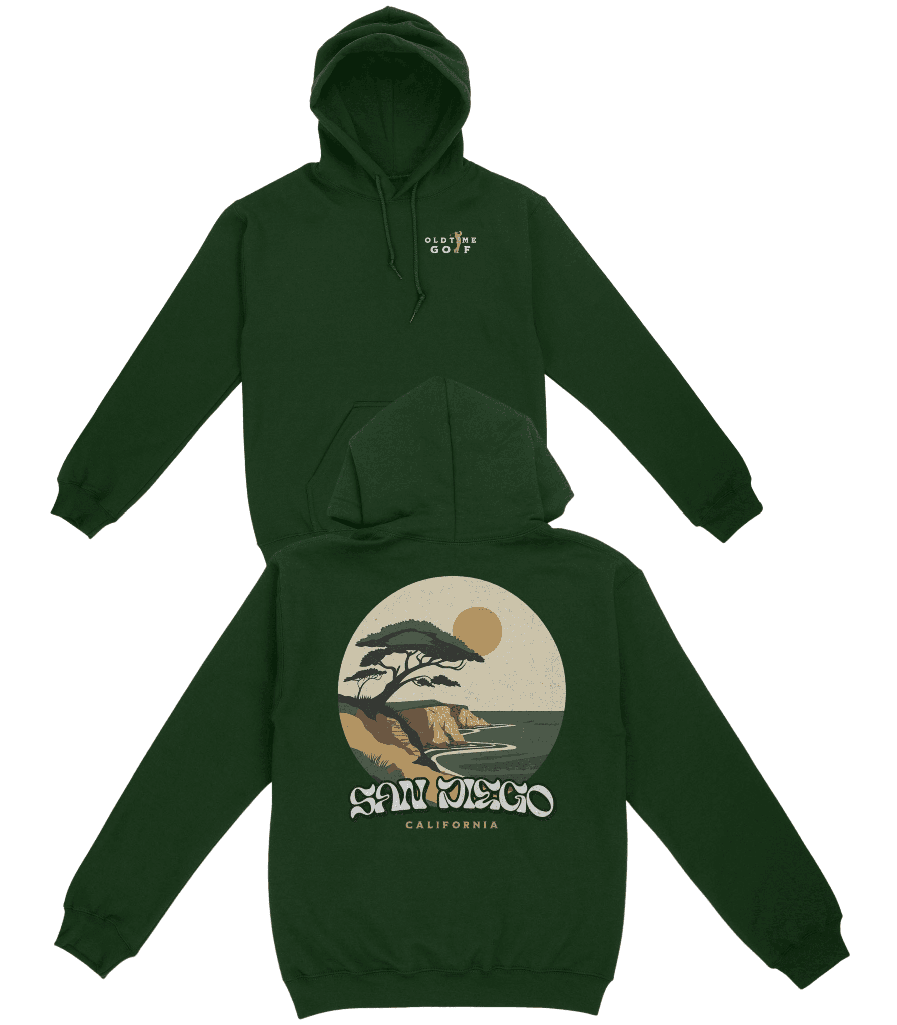 San Diego, CA Golf Basic Hoodie - Old Time Sports