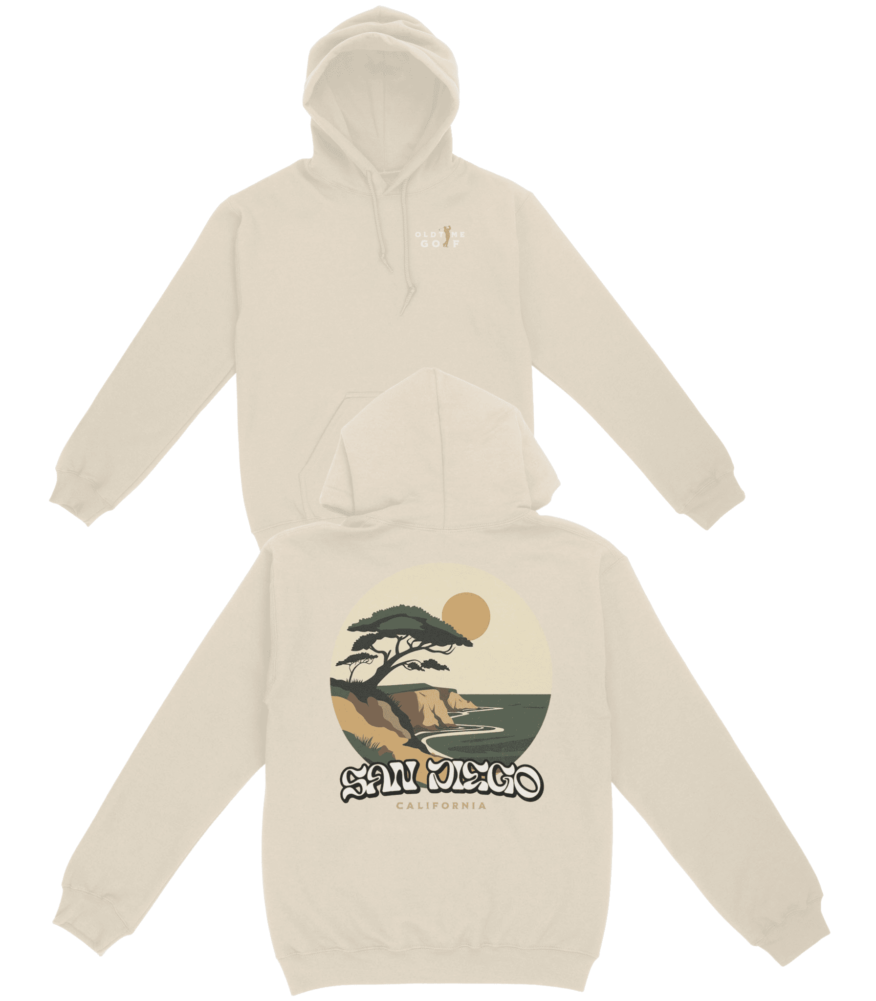 San Diego, CA Golf Basic Hoodie - Old Time Sports