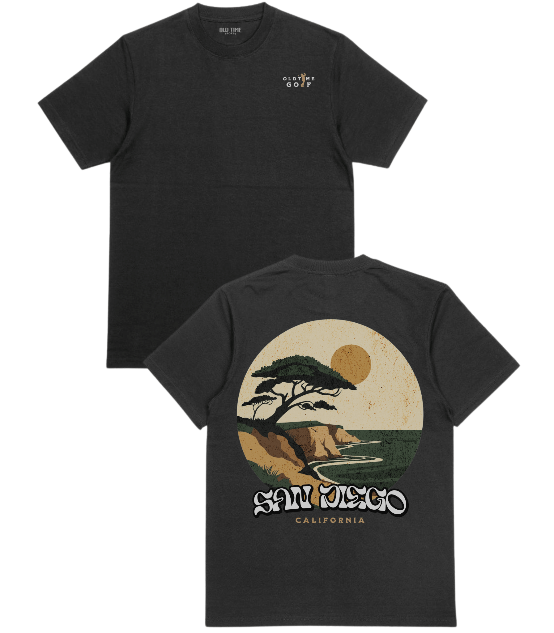 San Diego, CA Golf T-Shirt - Old Time Sports