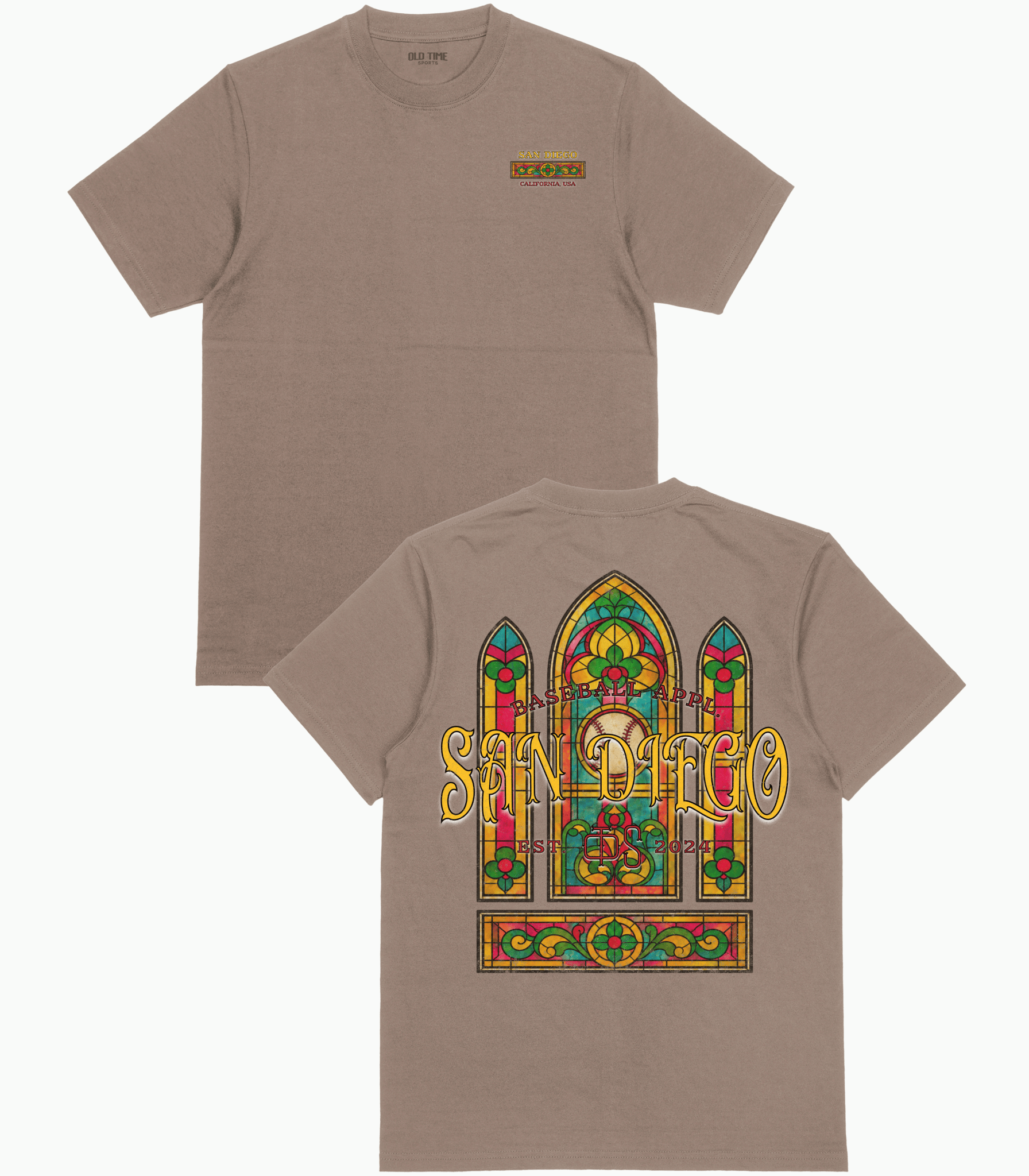 San Diego Cathedral T-Shirt - Old Time Sports