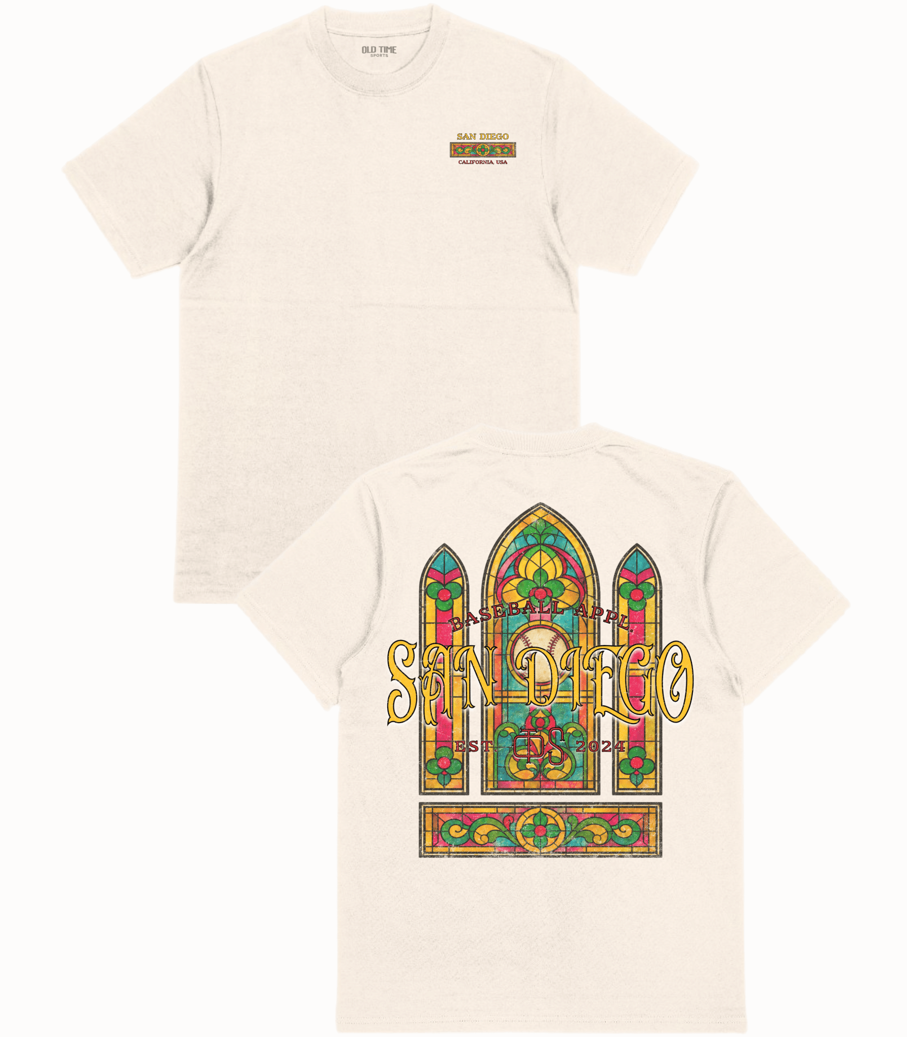 San Diego Cathedral T-Shirt - Old Time Sports