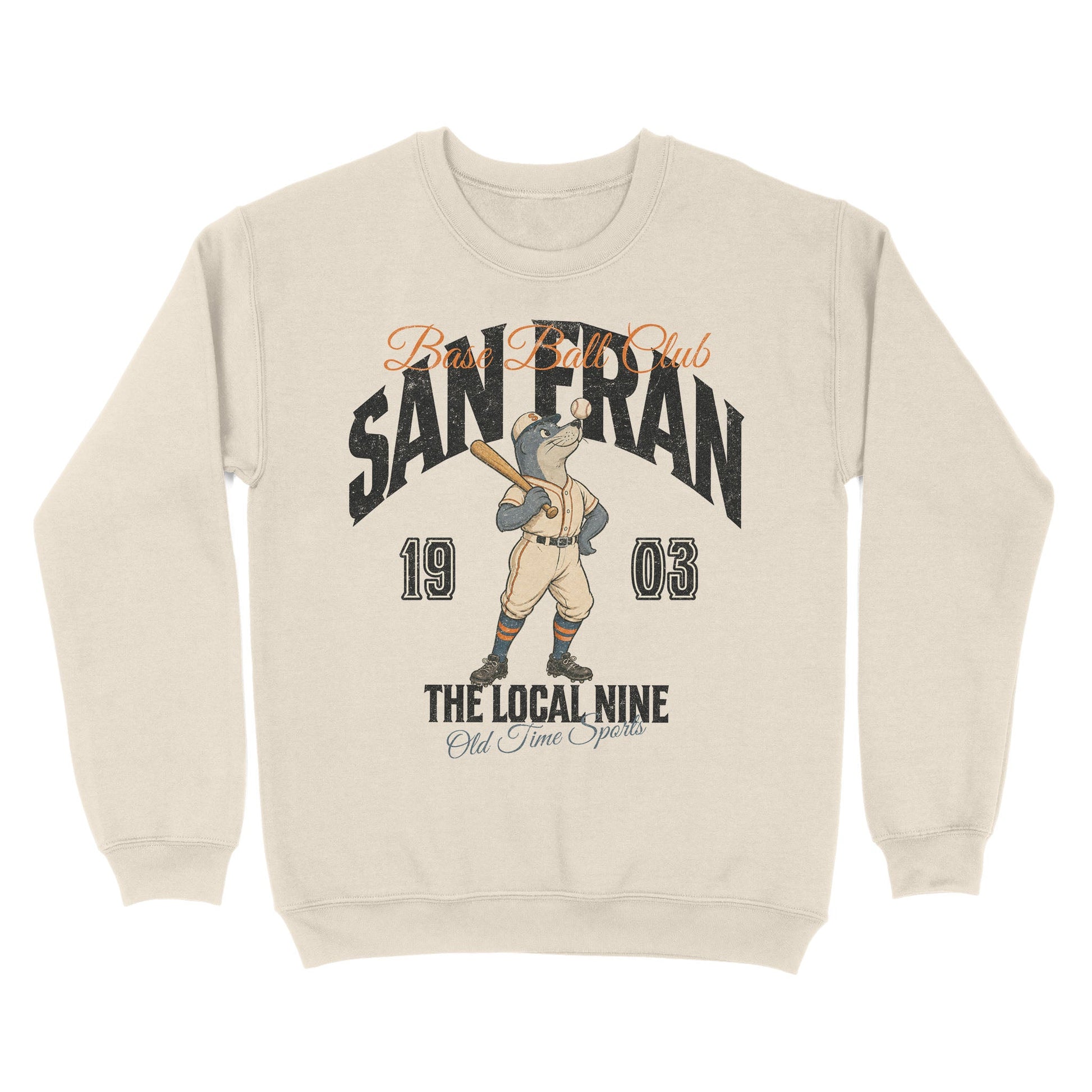 San Francisco Base Ball Club Basic Crewneck - Old Time Sports