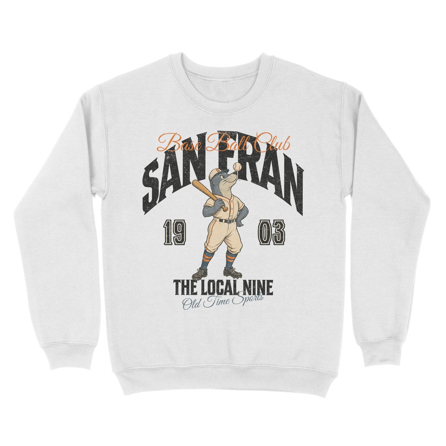 San Francisco Base Ball Club Basic Crewneck - Old Time Sports
