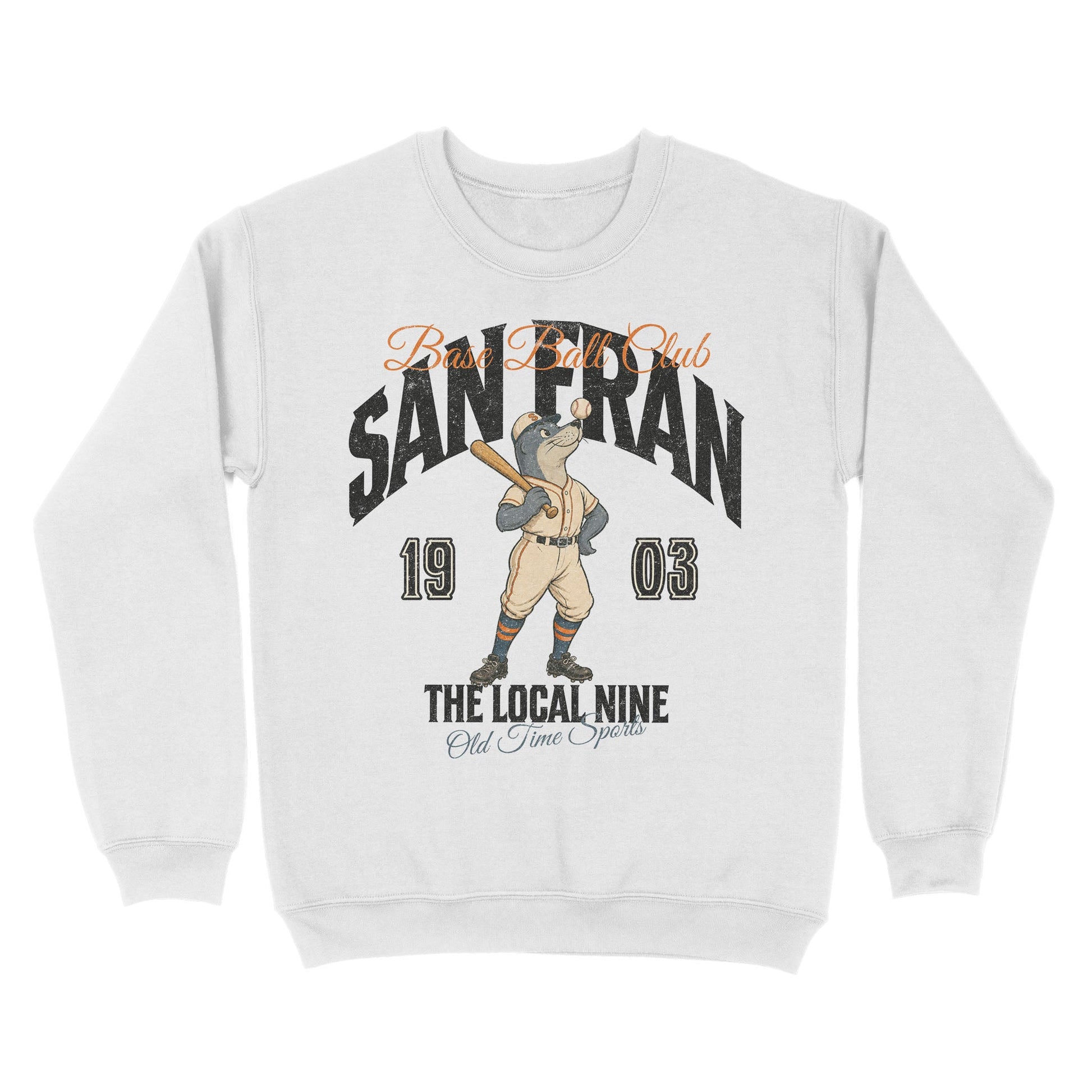 San Francisco Base Ball Club Basic Crewneck - Old Time Sports