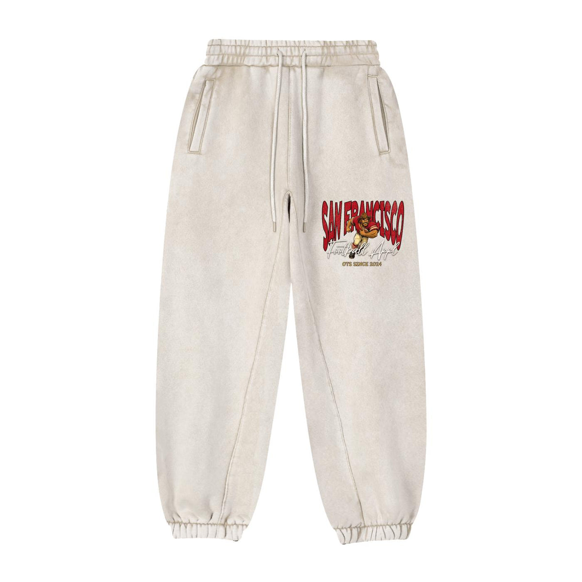San Francisco Football Appl. Warmup Joggers - Old Time Sports