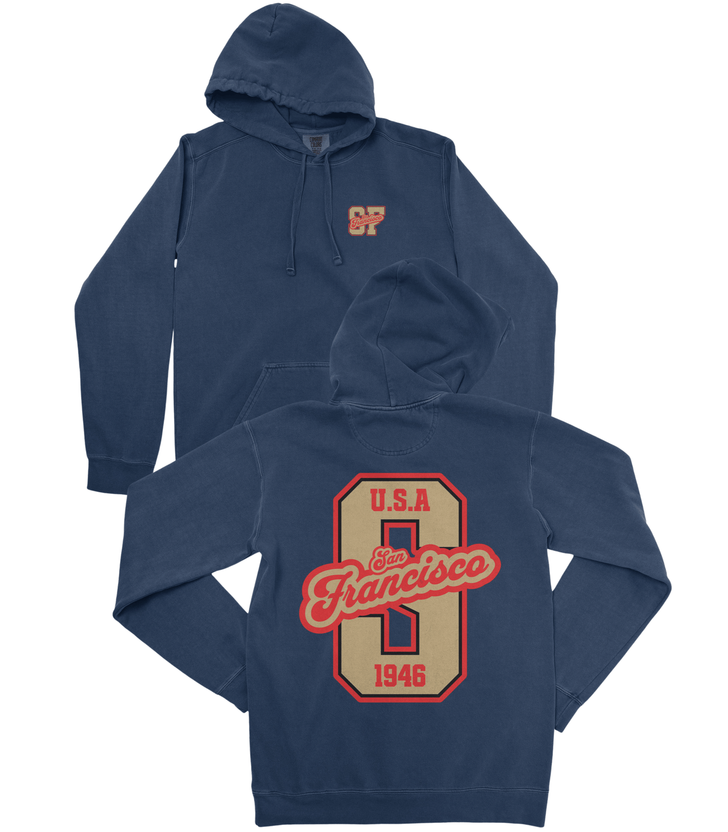 San Francisco Football Premium Hoodie - Old Time Sports