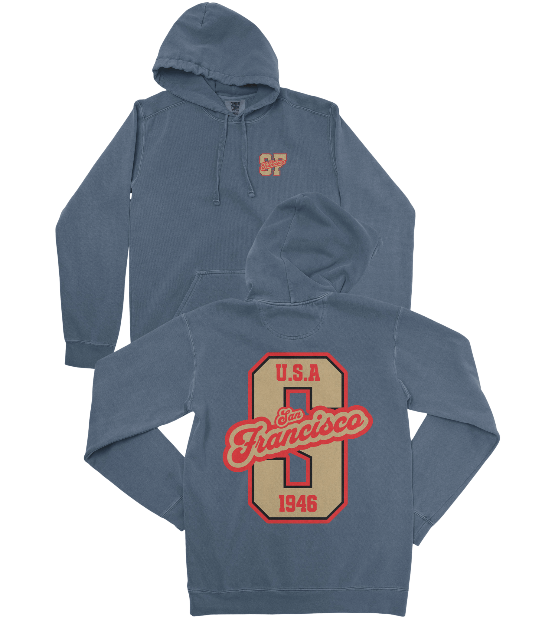 San Francisco Football Premium Hoodie - Old Time Sports