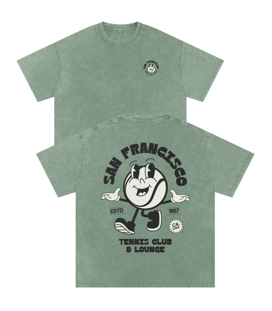 San Francisco Tennis Heavyweight Tee - Old Time Sports