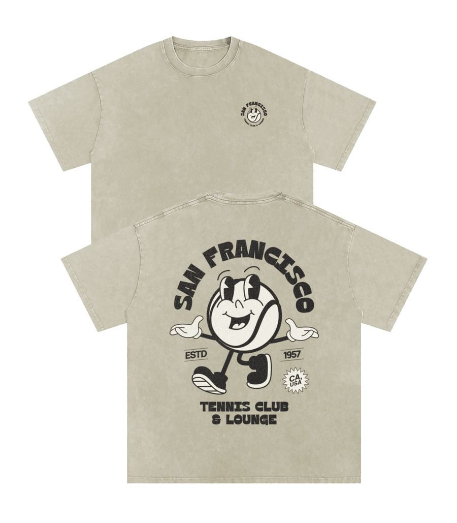 San Francisco Tennis Heavyweight Tee - Old Time Sports