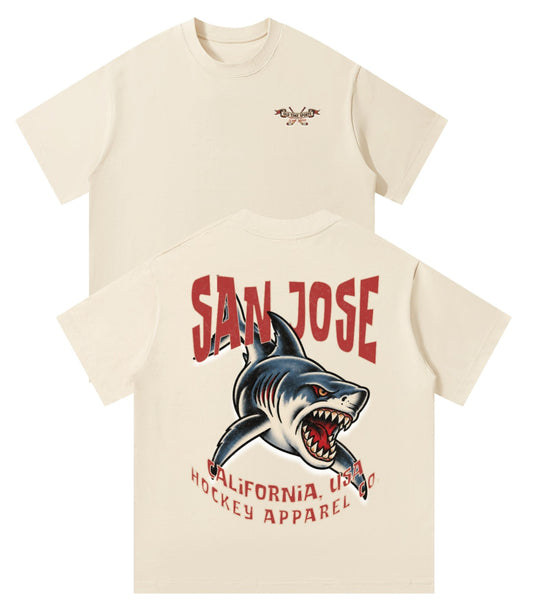 San Jose Hockey Heavyweight Tee - Old Time Sports