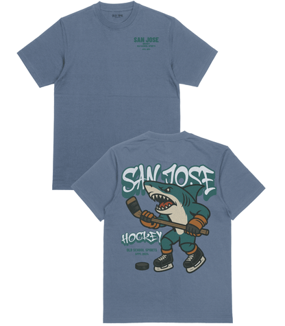 San Jose Hockey v2 T-Shirt - Old Time Sports
