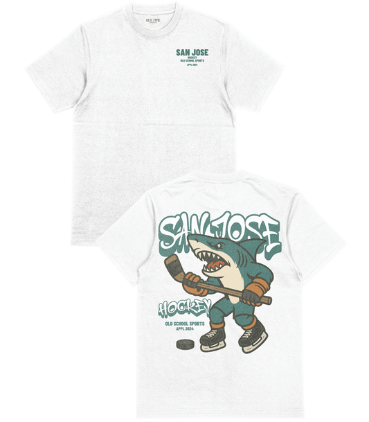 San Jose Hockey v2 T-Shirt - Old Time Sports