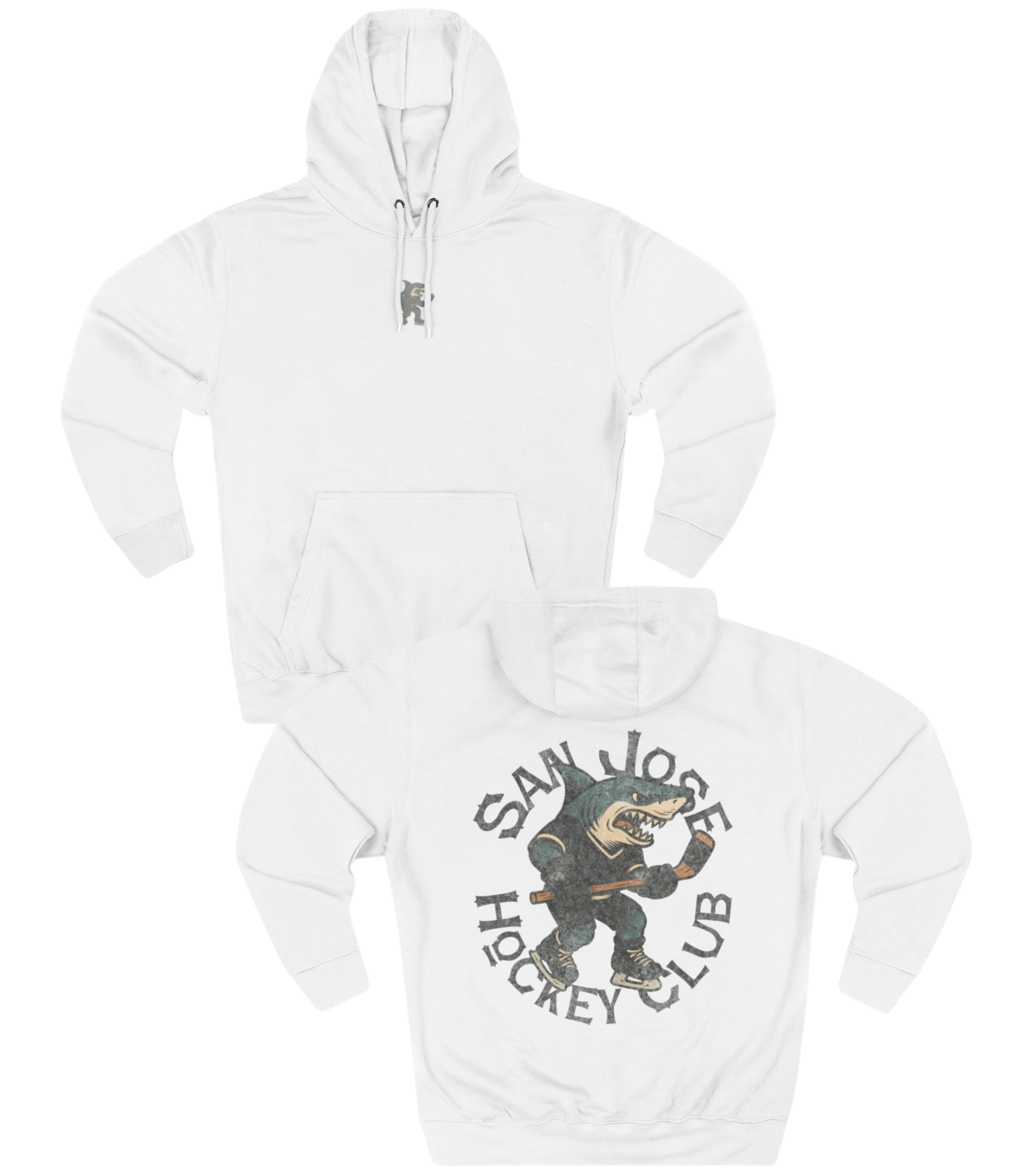 San Jose Hockey v3 Hoodie - Old Time Sports