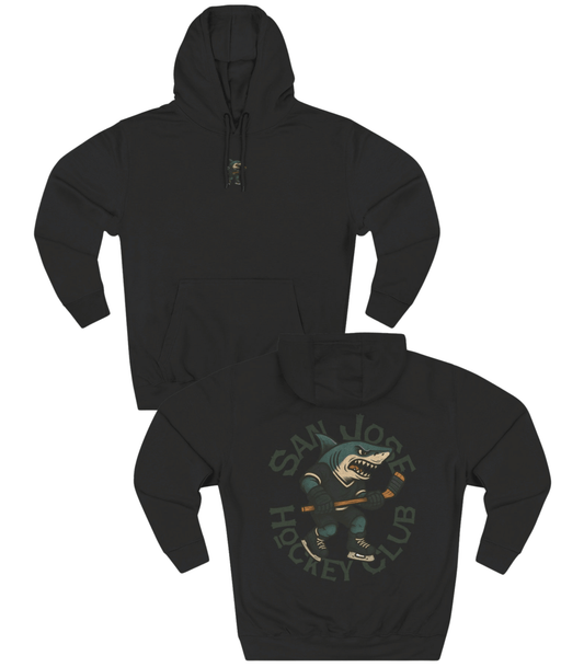 San Jose Hockey v3 Hoodie - Old Time Sports