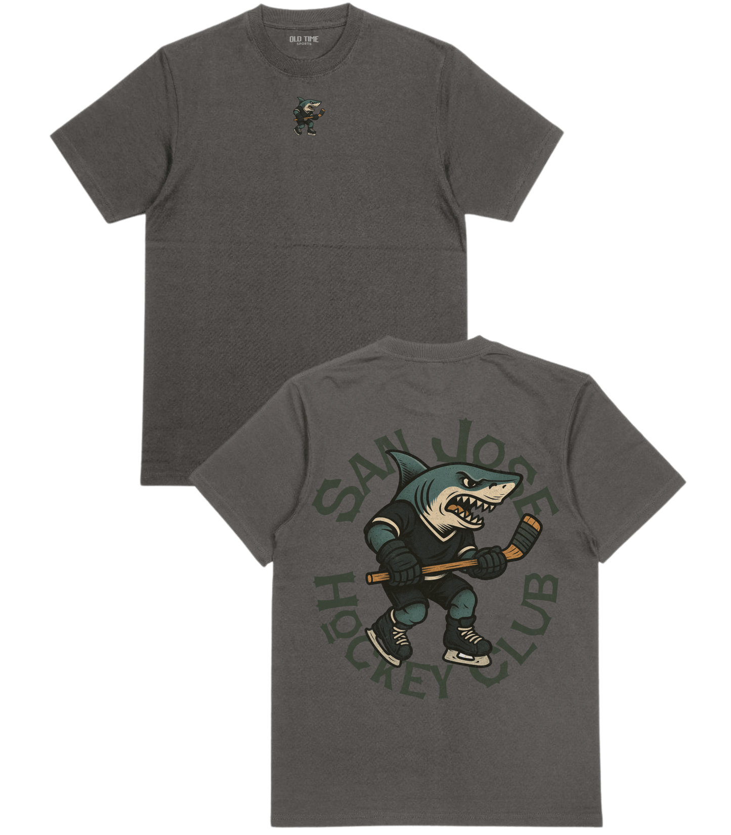 San Jose Hockey v3 T-Shirt - Old Time Sports