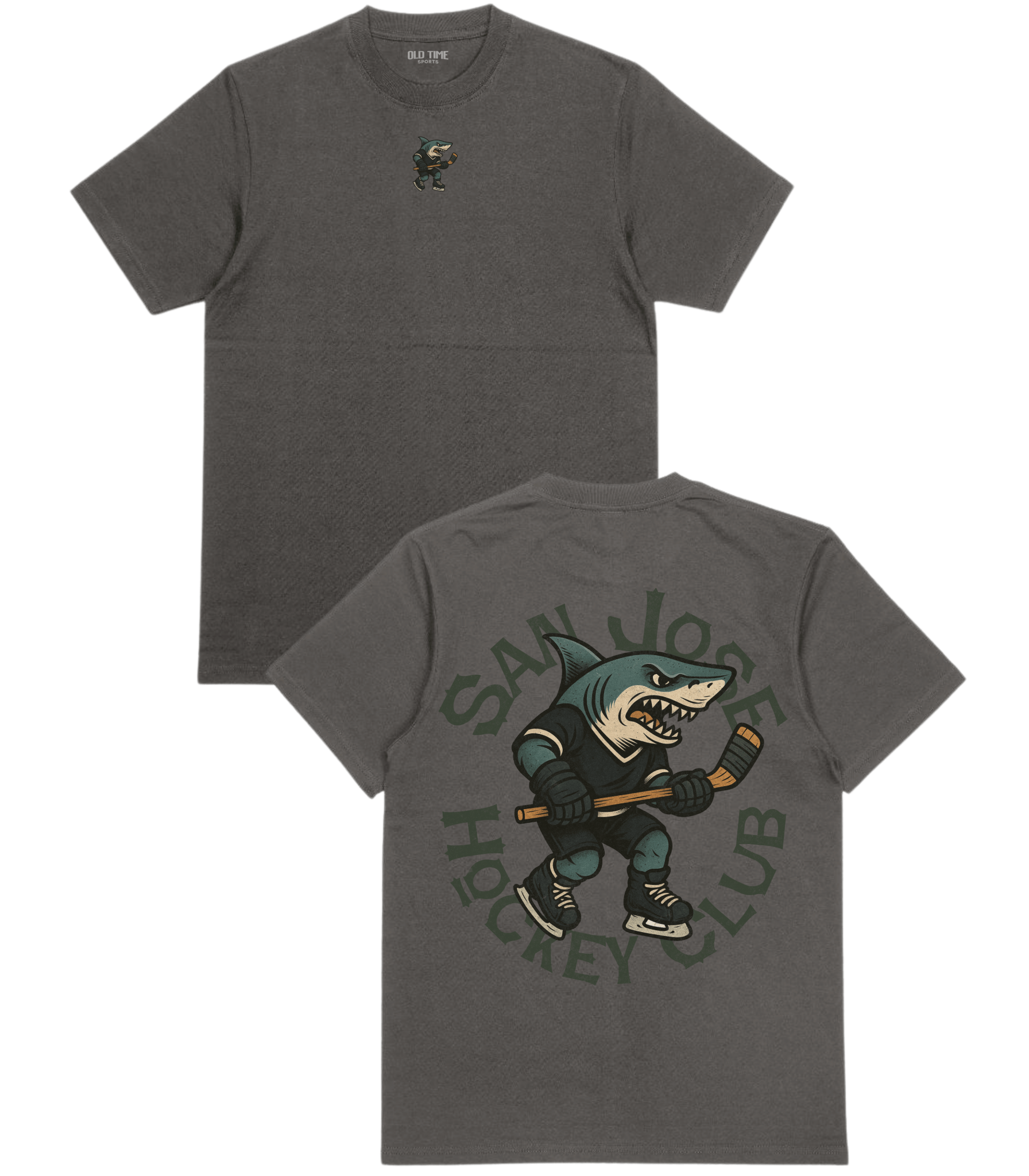 San Jose Hockey v3 T-Shirt - Old Time Sports
