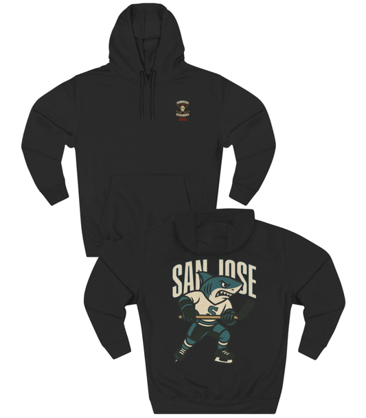 San Jose Hockey v6 Hoodie - Old Time Sports