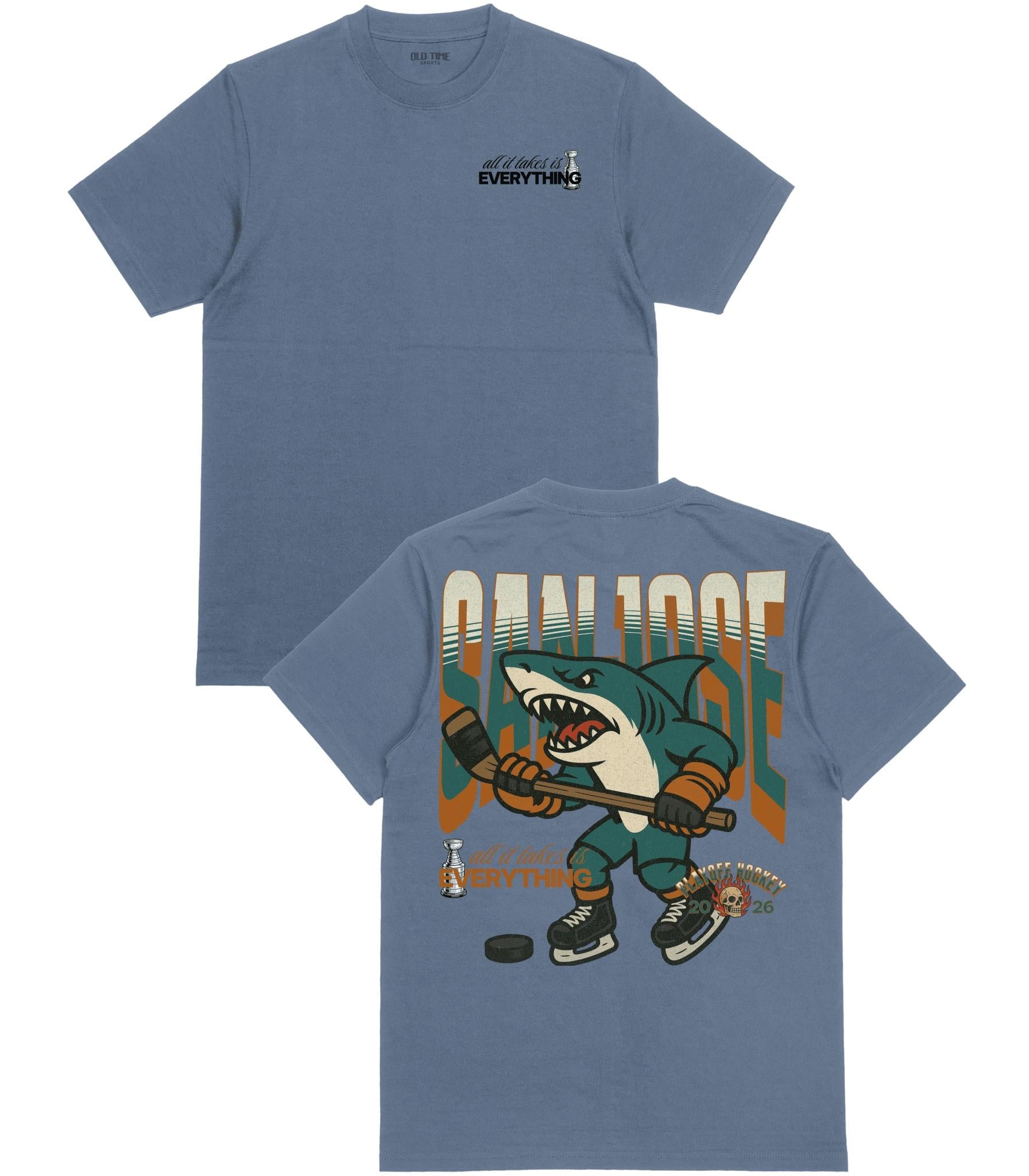 San Jose Playoff Hockey T-Shirt - Old Time Sports