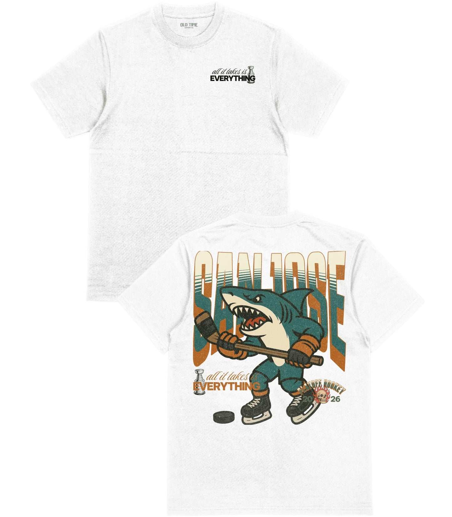 San Jose Playoff Hockey T-Shirt - Old Time Sports