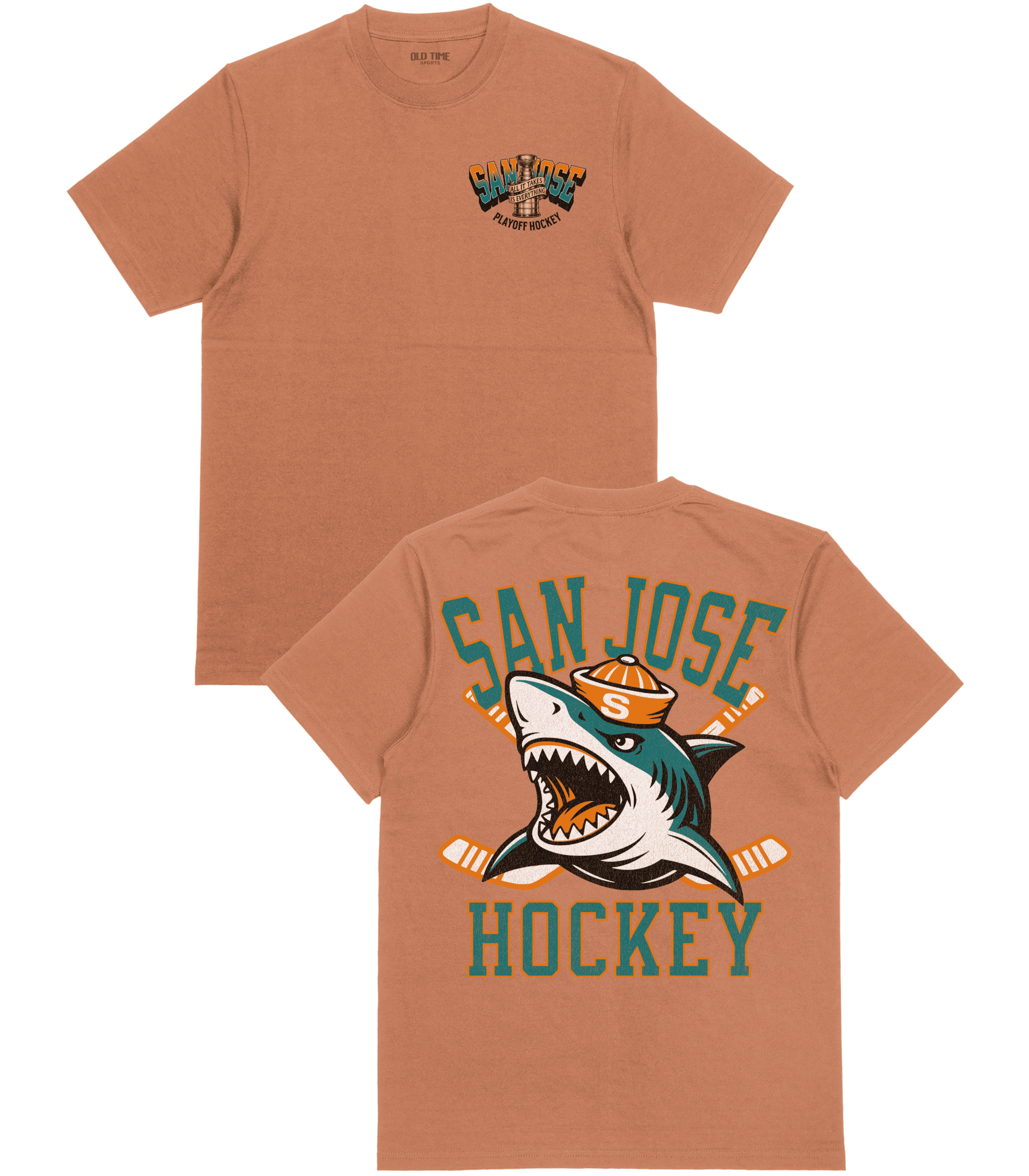 San Jose Playoffs '26 T-Shirt - Old Time Sports