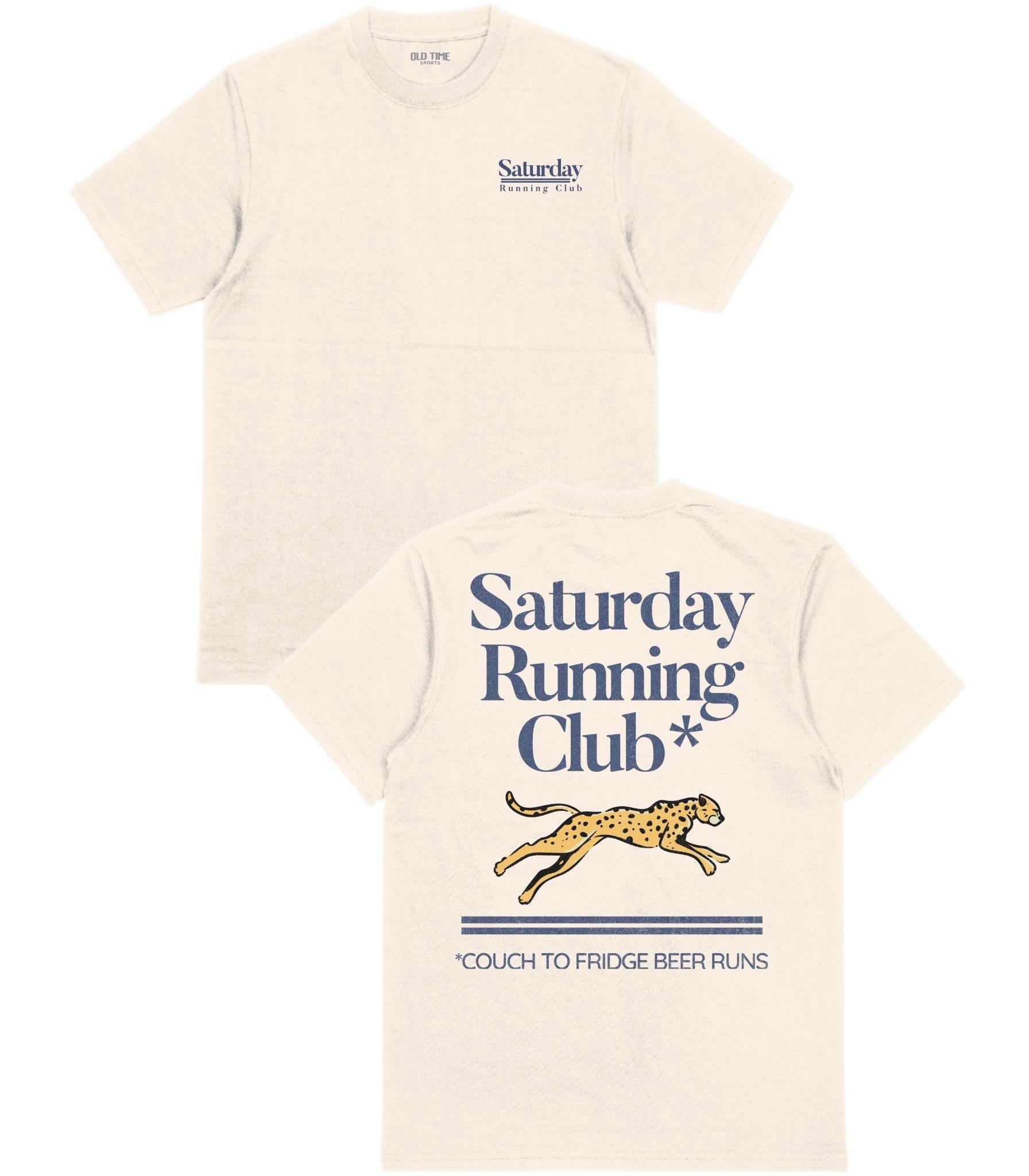 Saturday Running Club* T-shirt - Old Time Sports