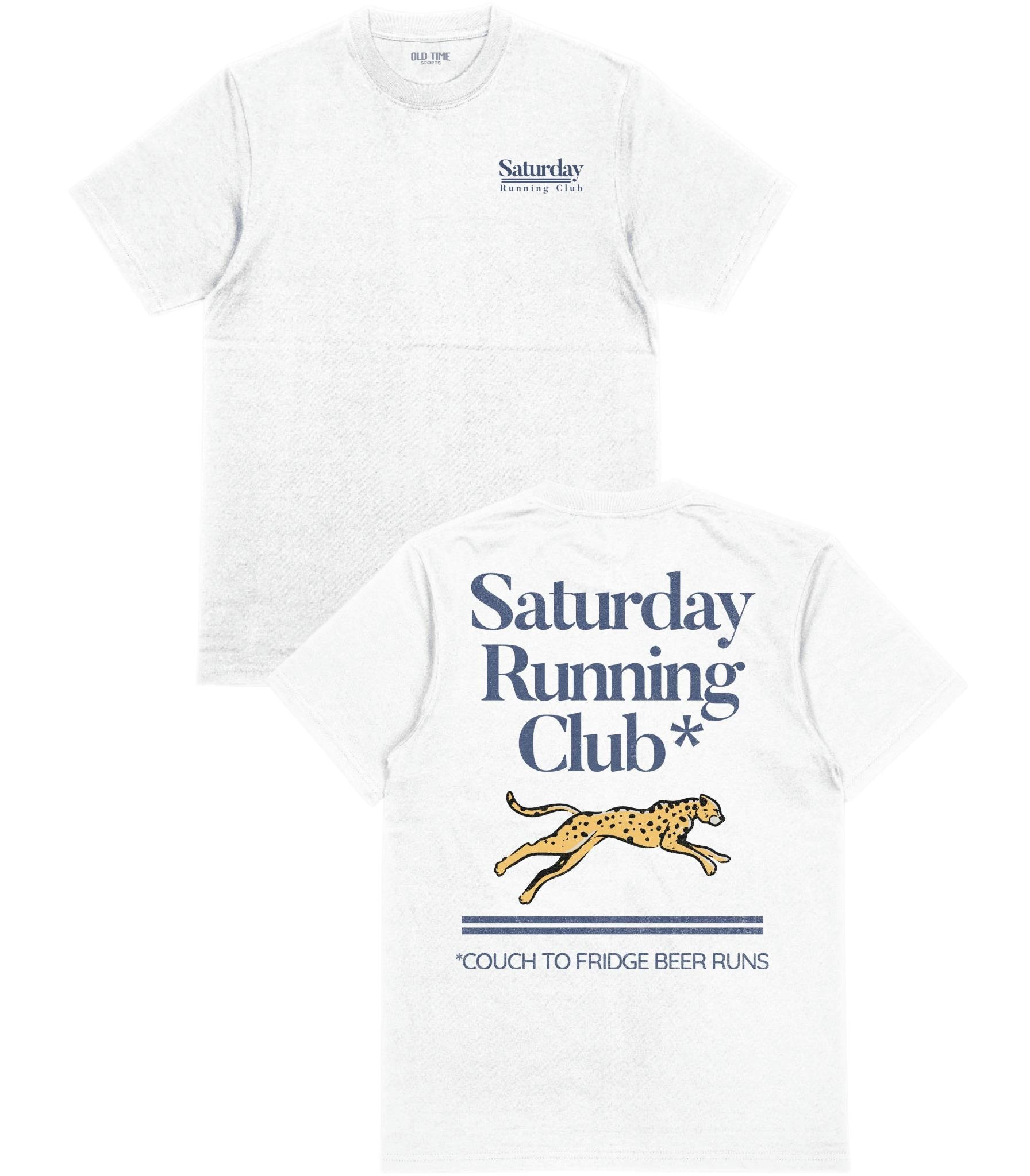 Saturday Running Club* T-shirt - Old Time Sports