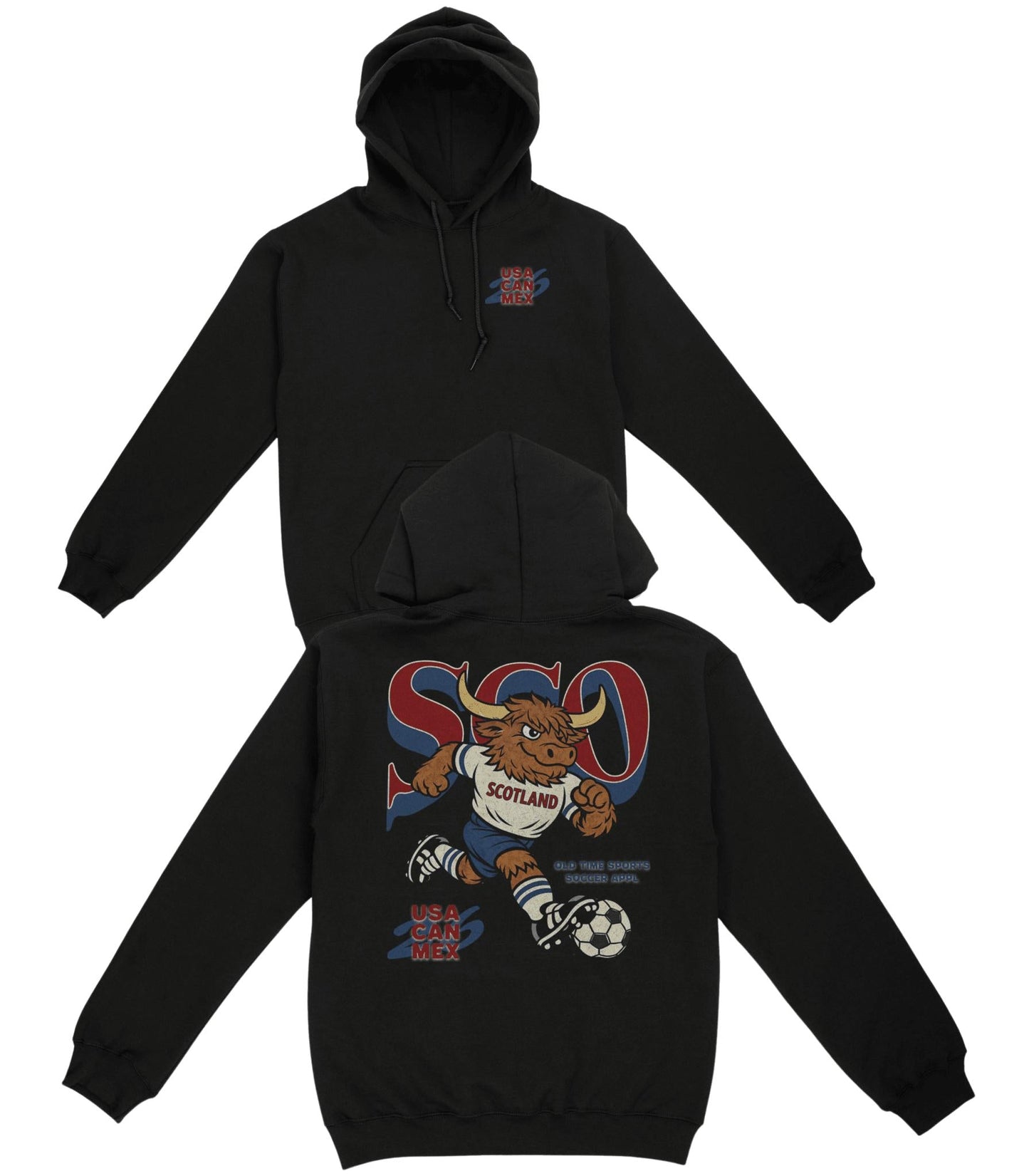 Scotland Soccer Team Basic Hoodie - Old Time Sports