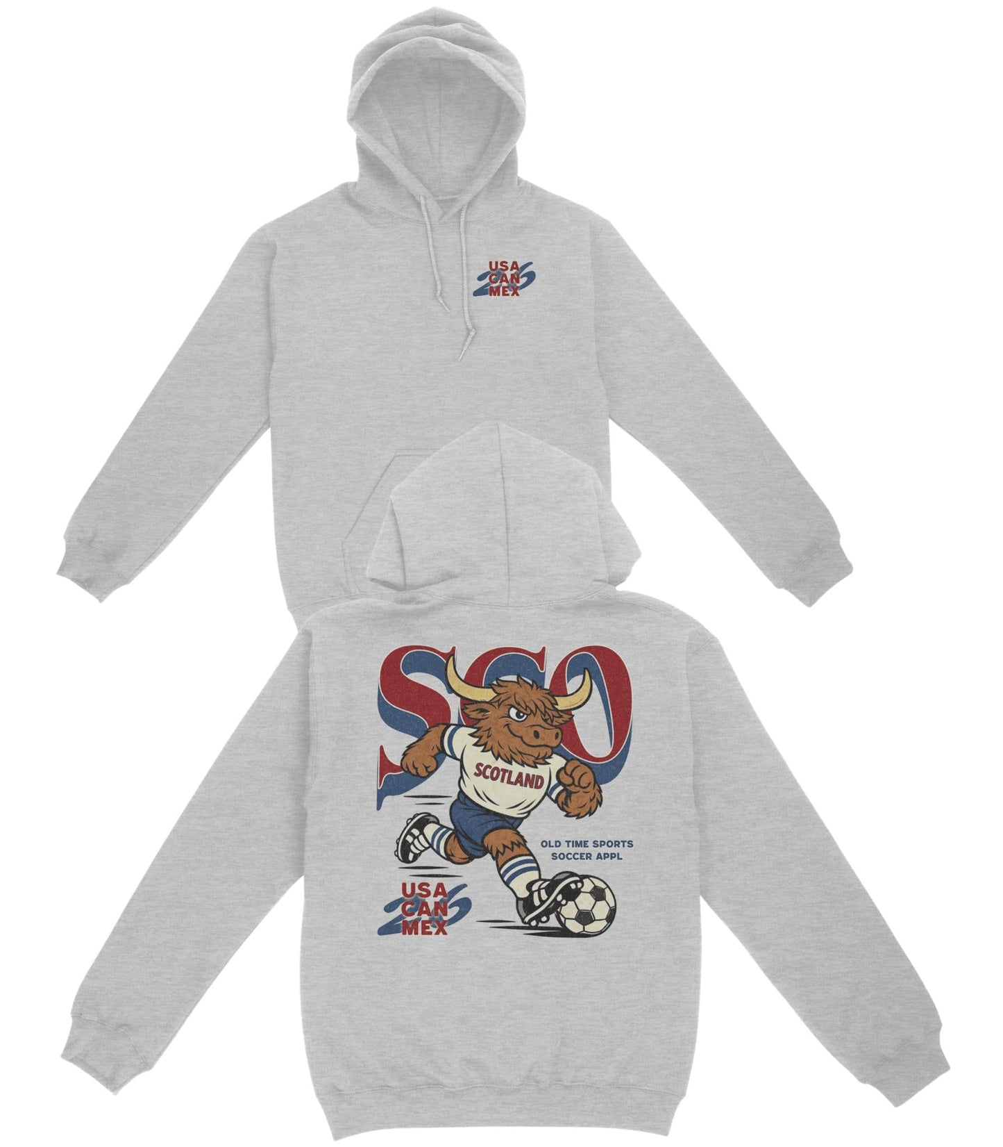 Scotland Soccer Team Basic Hoodie - Old Time Sports