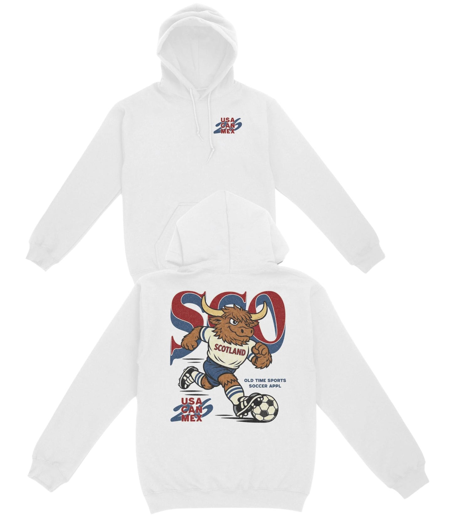 Scotland Soccer Team Basic Hoodie - Old Time Sports