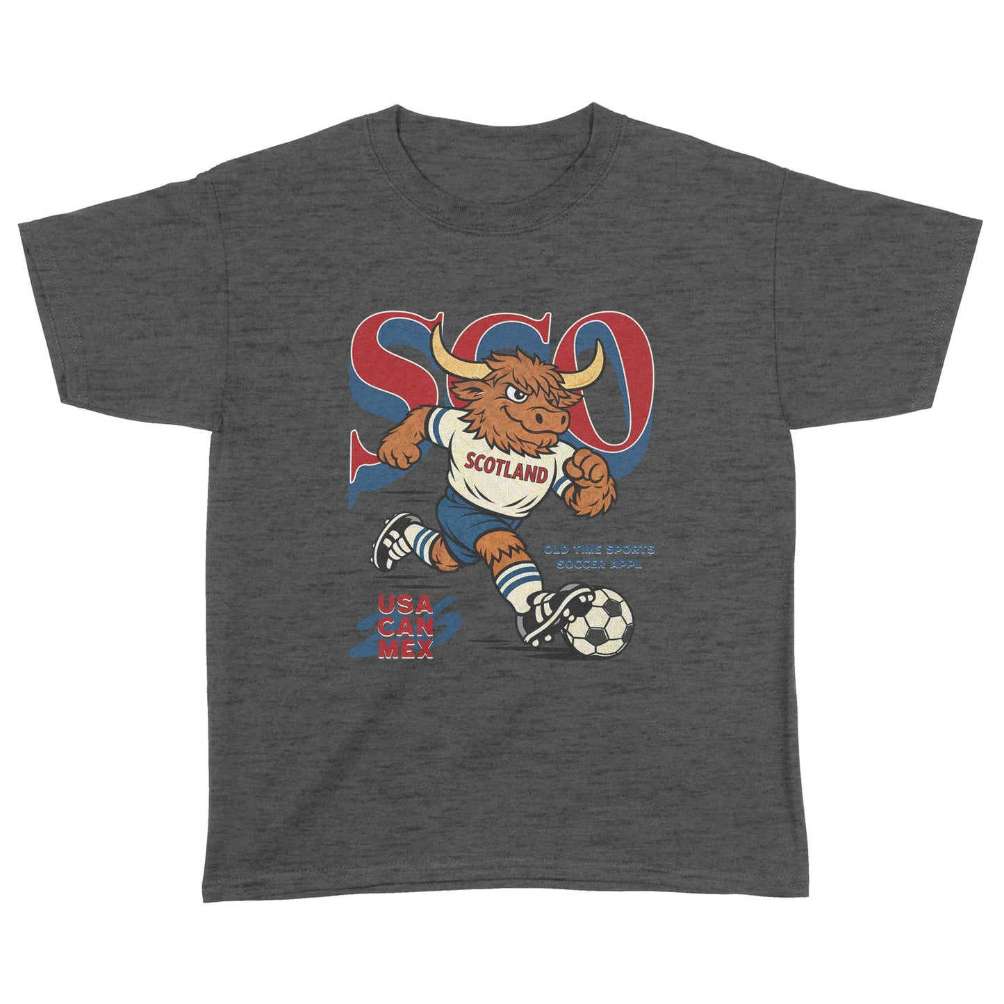 Scotland Soccer Team v2 YOUTH T-Shirt - Old Time Sports