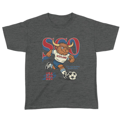 Scotland Soccer Team v2 YOUTH T-Shirt - Old Time Sports