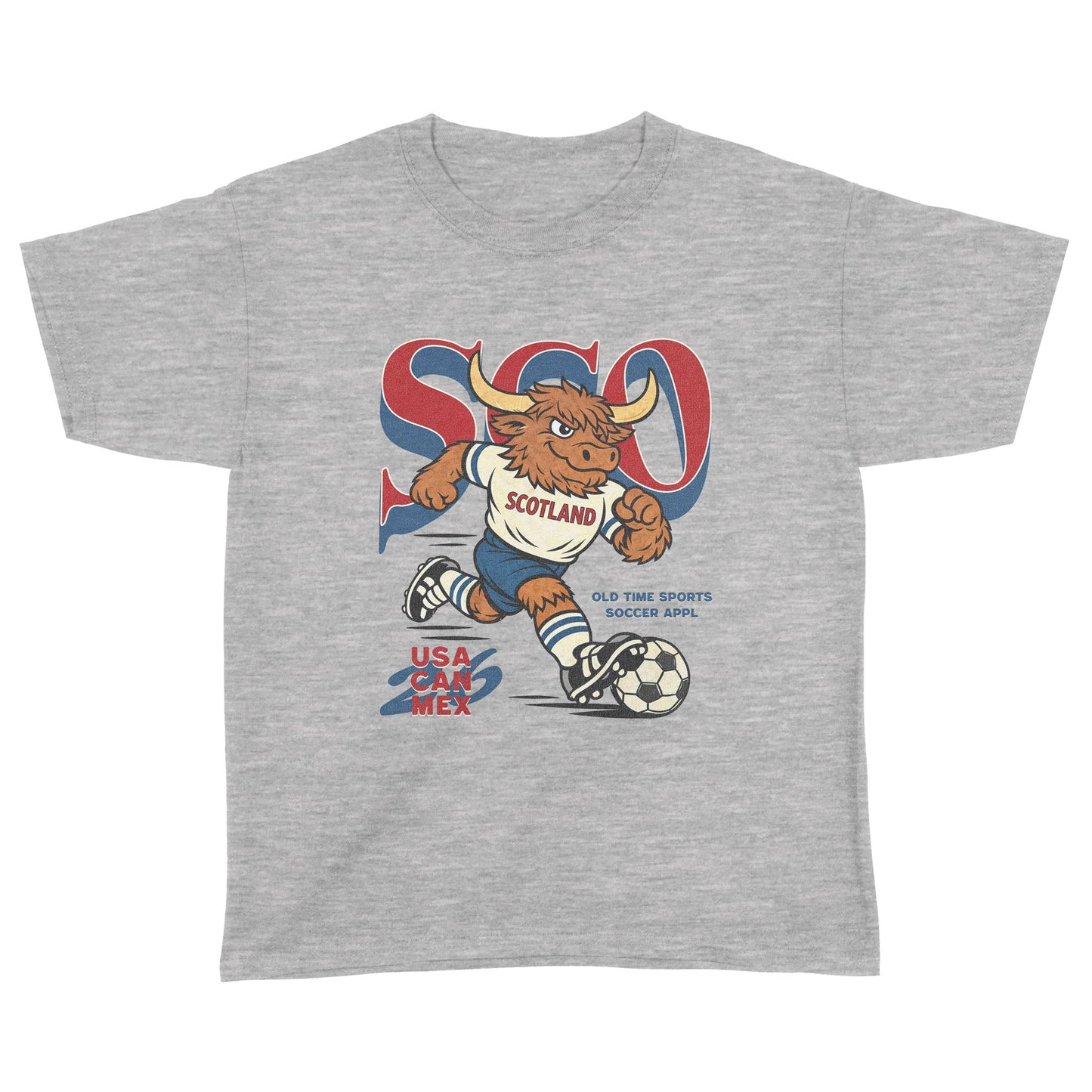 Scotland Soccer Team v2 YOUTH T-Shirt - Old Time Sports