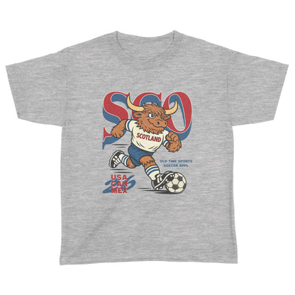Scotland Soccer Team v2 YOUTH T-Shirt - Old Time Sports