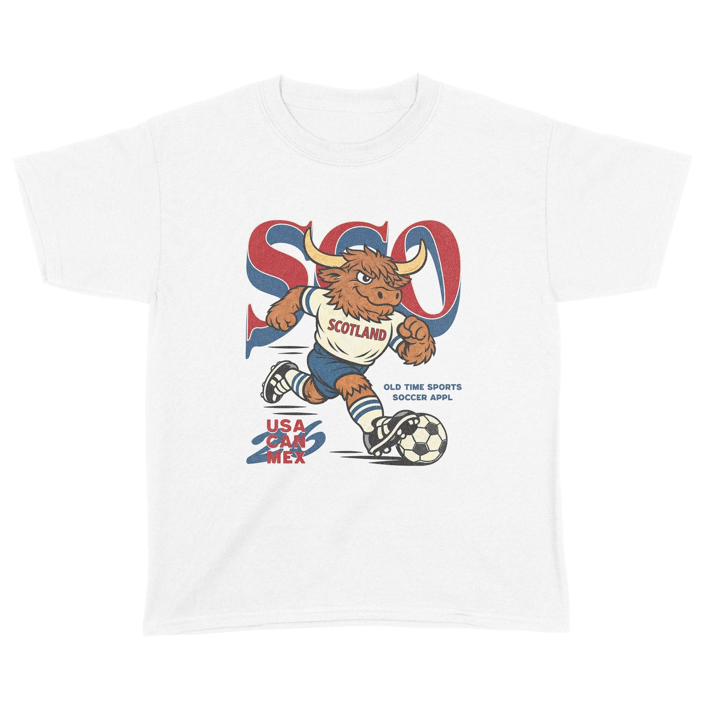 Scotland Soccer Team v2 YOUTH T-Shirt - Old Time Sports