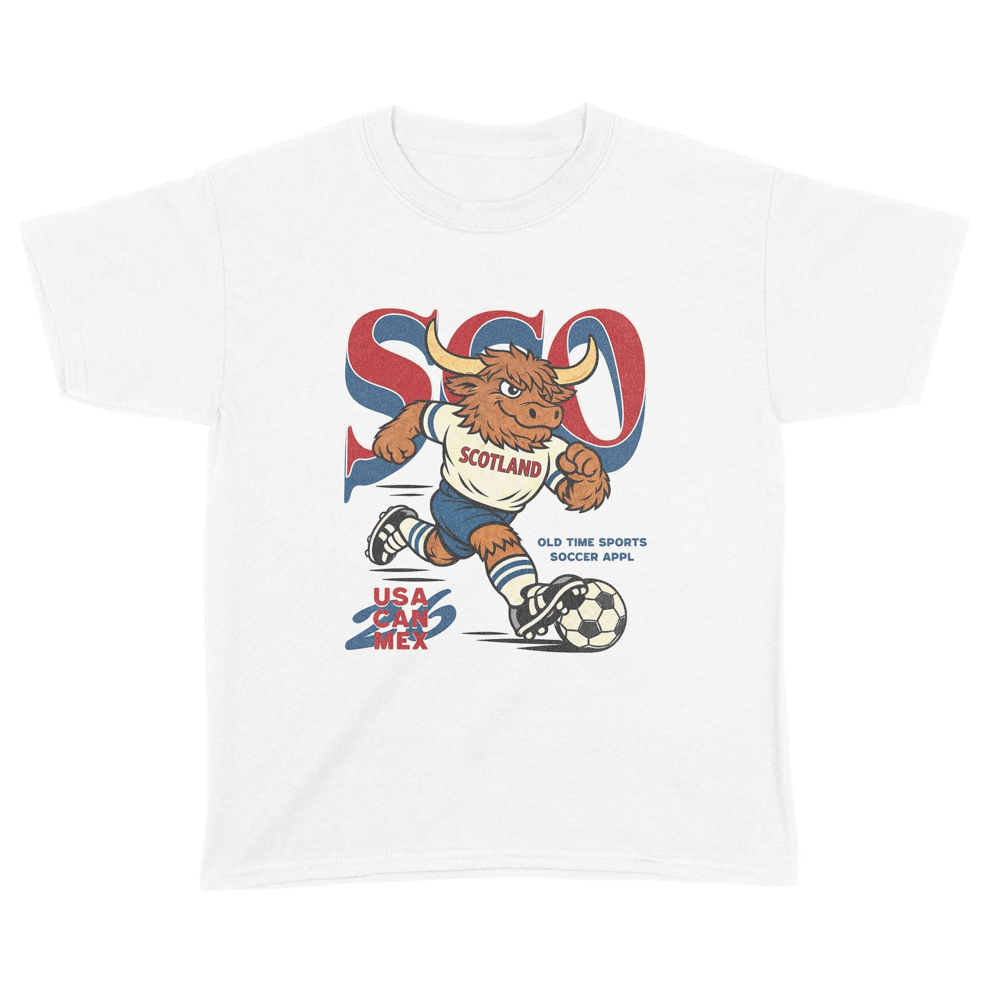 Scotland Soccer Team v2 YOUTH T-Shirt - Old Time Sports