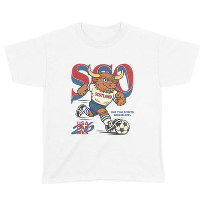 Scotland Soccer Team v2 YOUTH T-Shirt - Old Time Sports