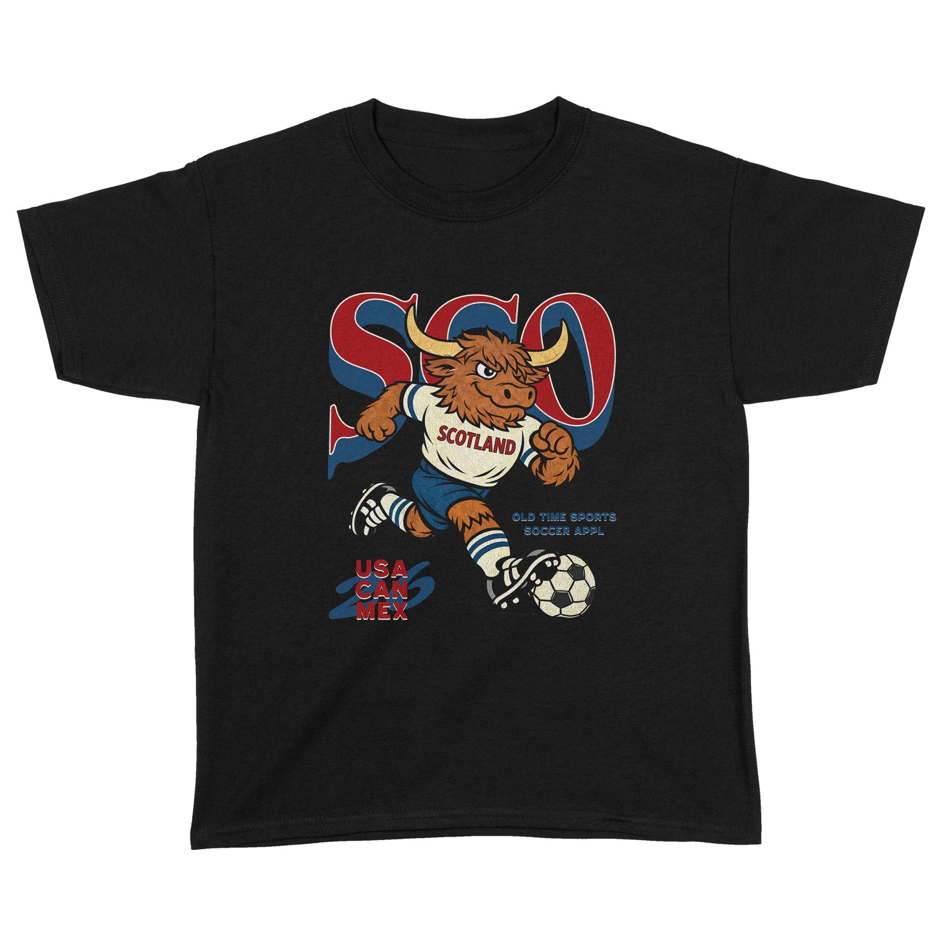 Scotland Soccer Team v2 YOUTH T-Shirt - Old Time Sports