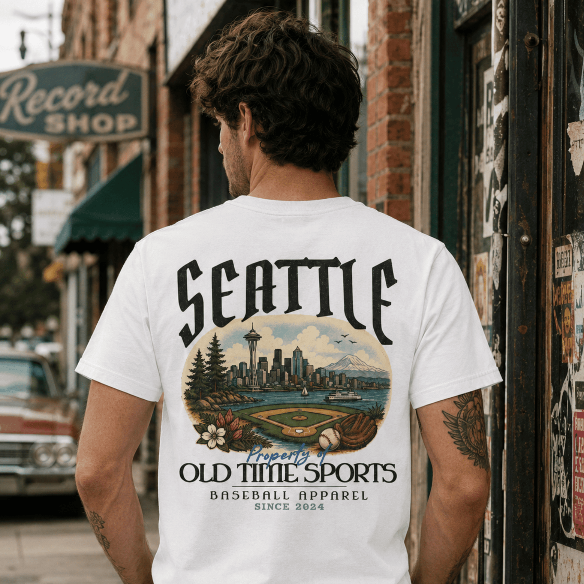 Seattle Baseball T-Shirt - Old Time Sports