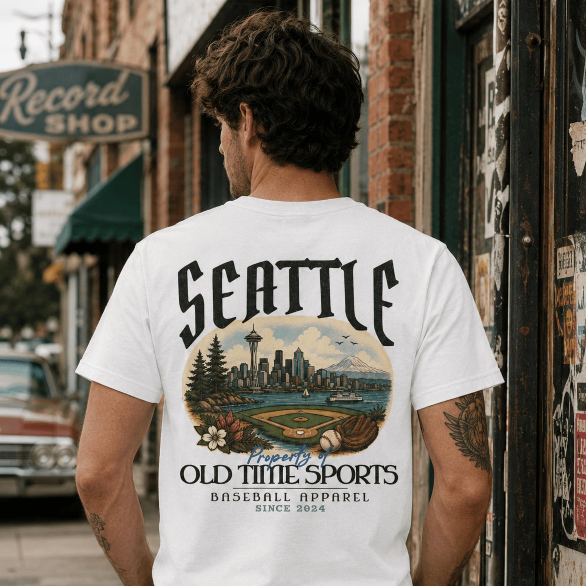 Seattle Baseball T-Shirt - Old Time Sports