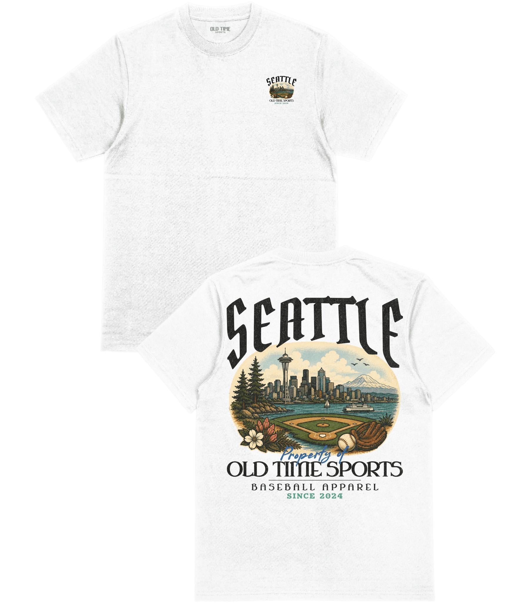 Seattle Baseball T-Shirt - Old Time Sports