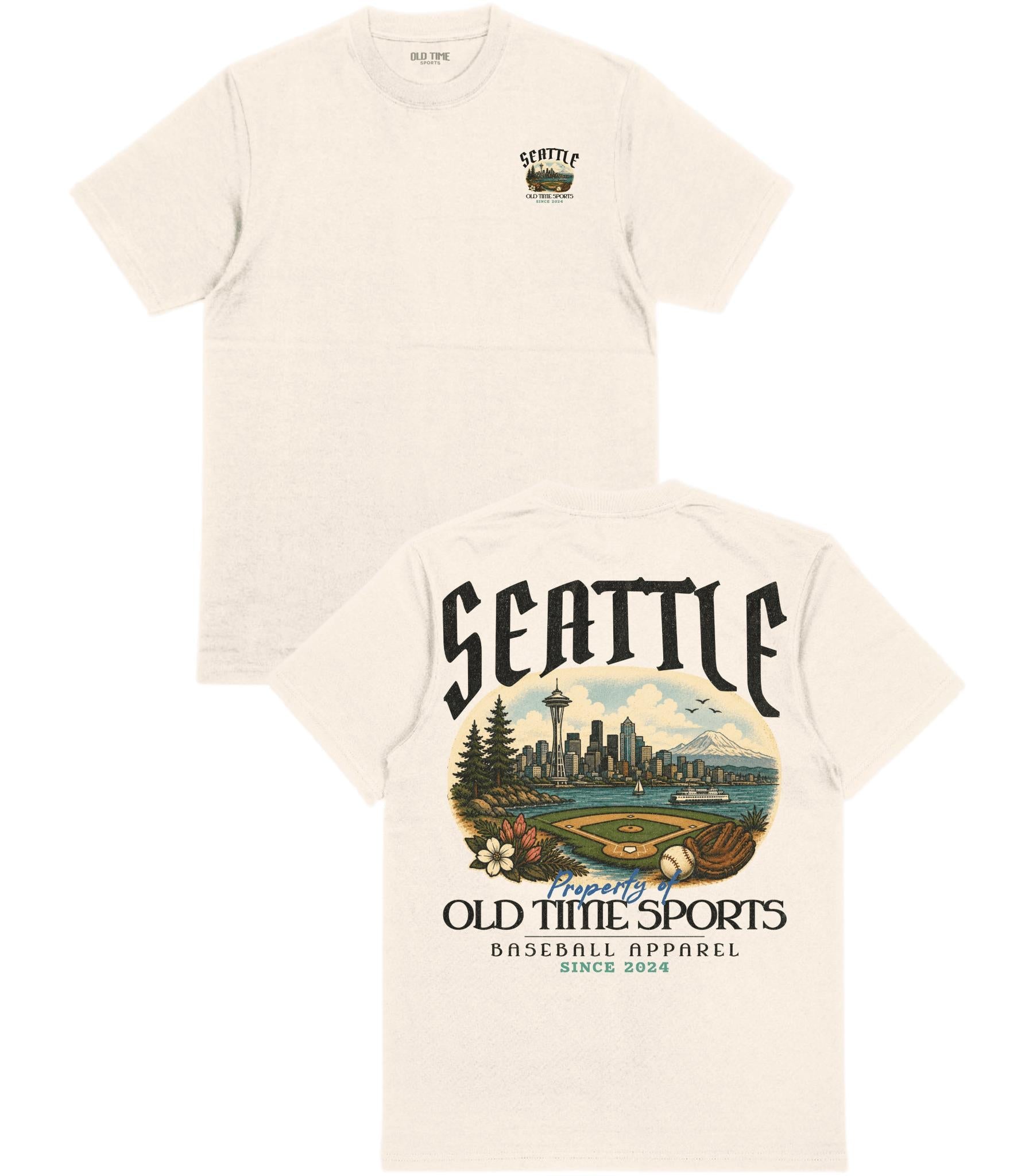 Seattle Baseball T-Shirt - Old Time Sports
