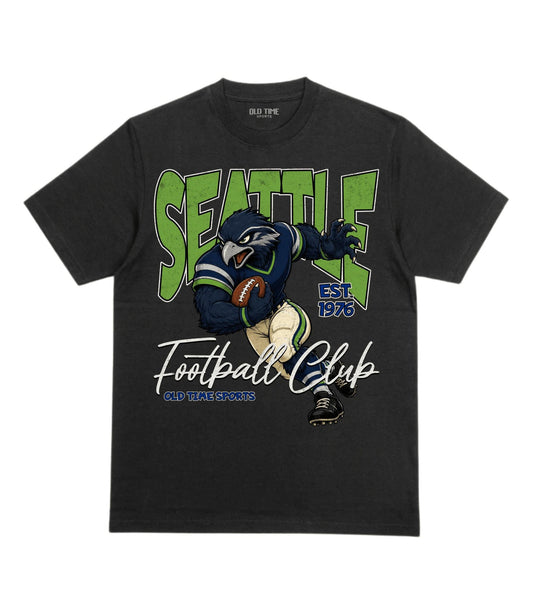 Seattle Football 1976 v2 T-Shirt - Old Time Sports