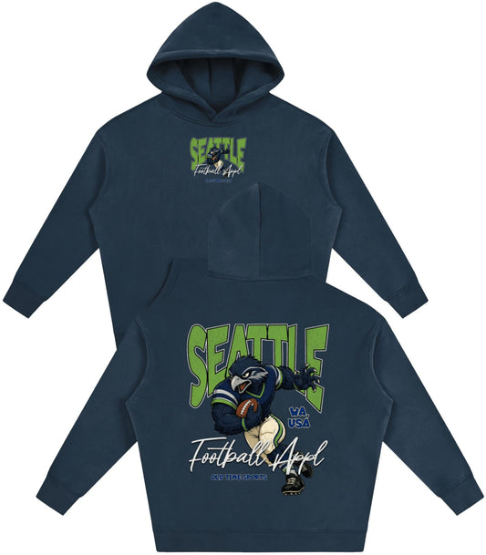 Seattle Football Appl. Warmup Hoodie - Old Time Sports