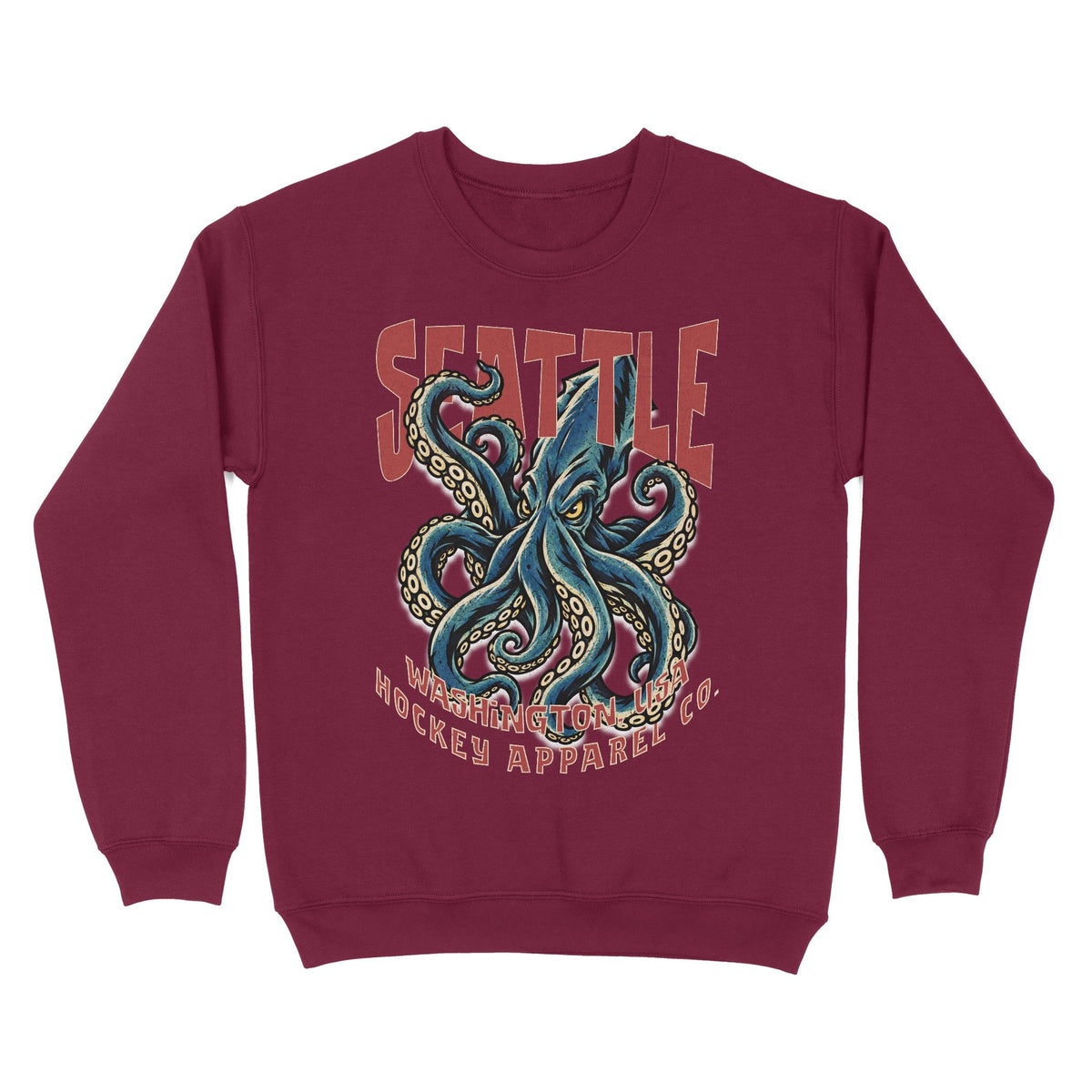 Seattle Hockey Appl. Crewneck - Old Time Sports